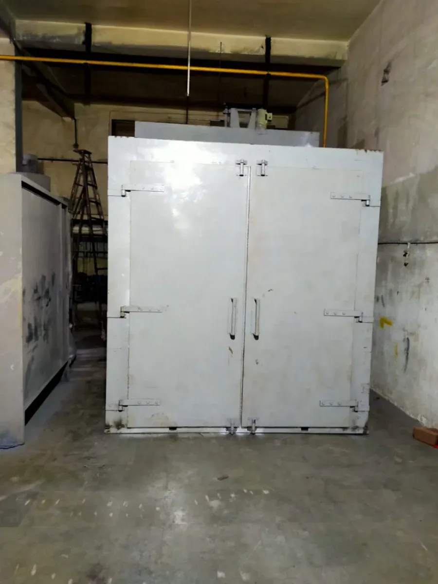 Batch types powder coating oven gallery