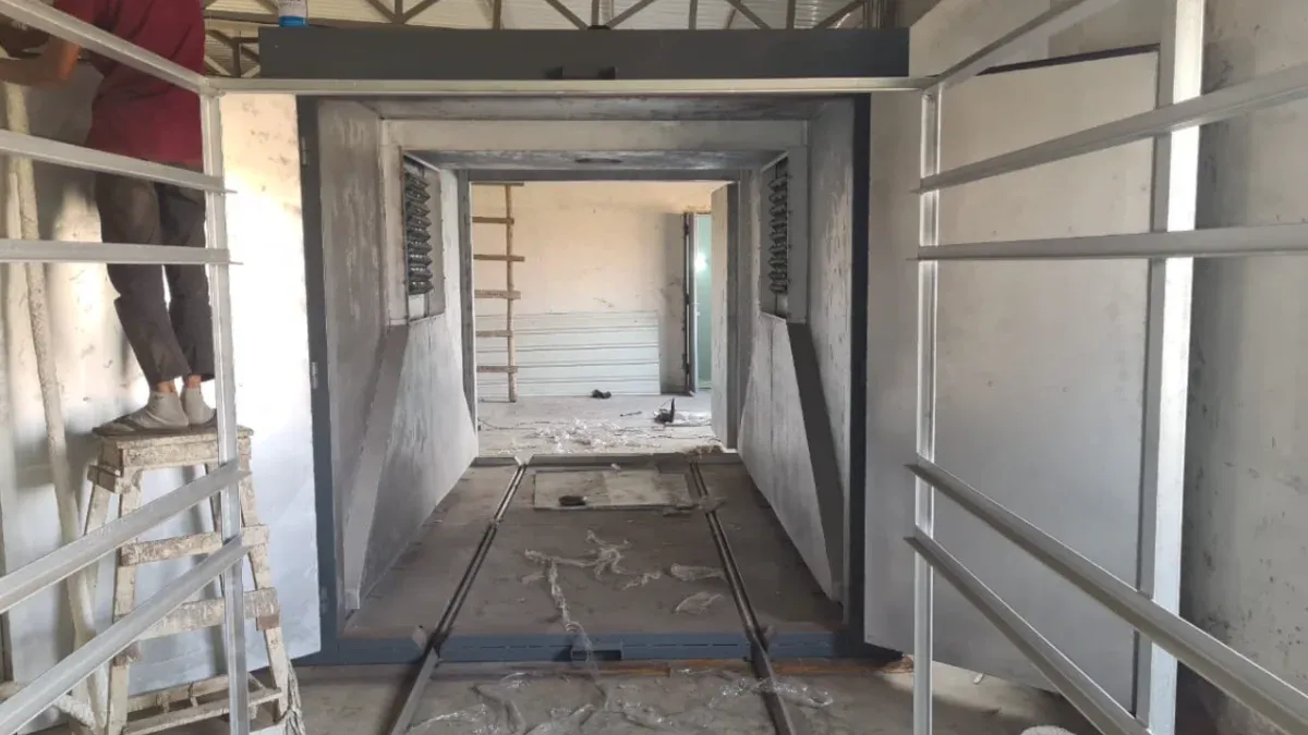 Double door powder coating oven gallery image