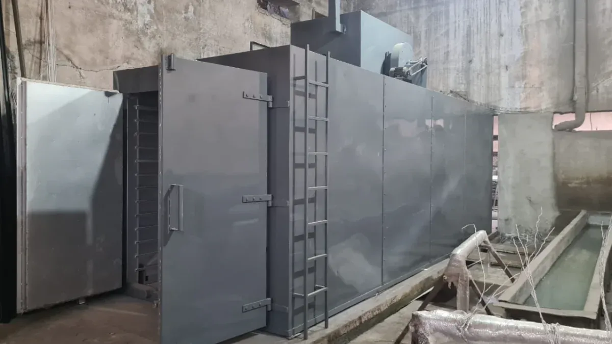 Double door powder coating oven gallery image