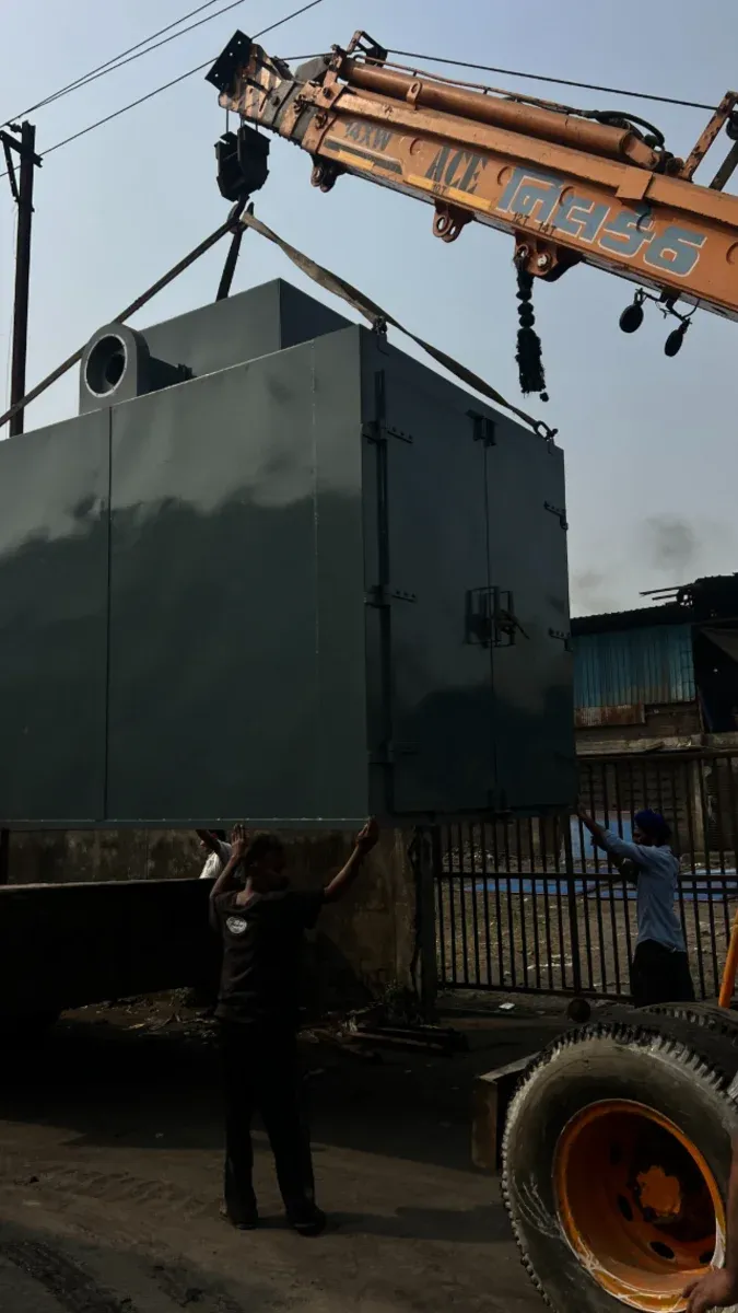 Electric batch powder coating oven gallery image