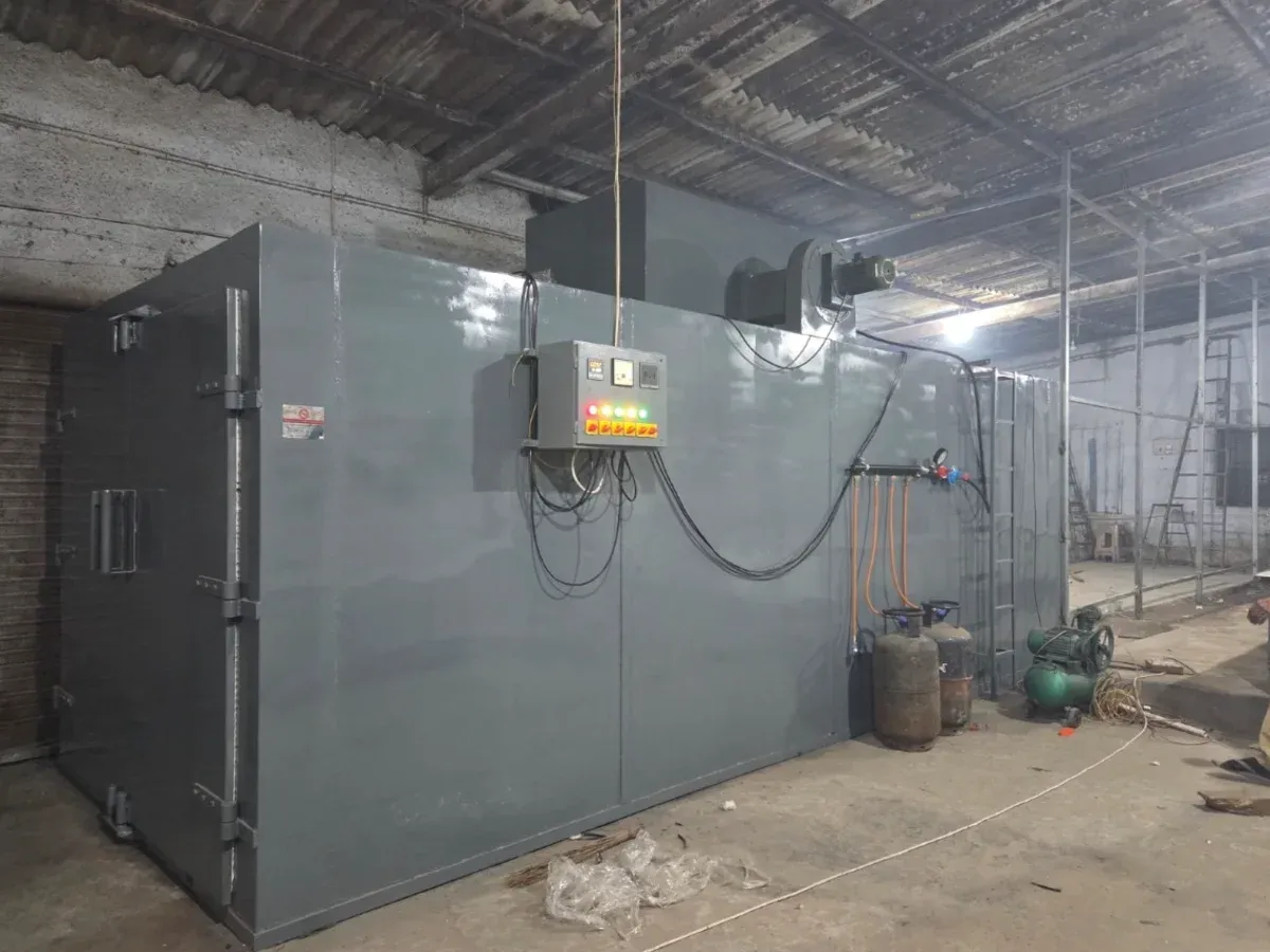 LPG powder coating oven gallery image