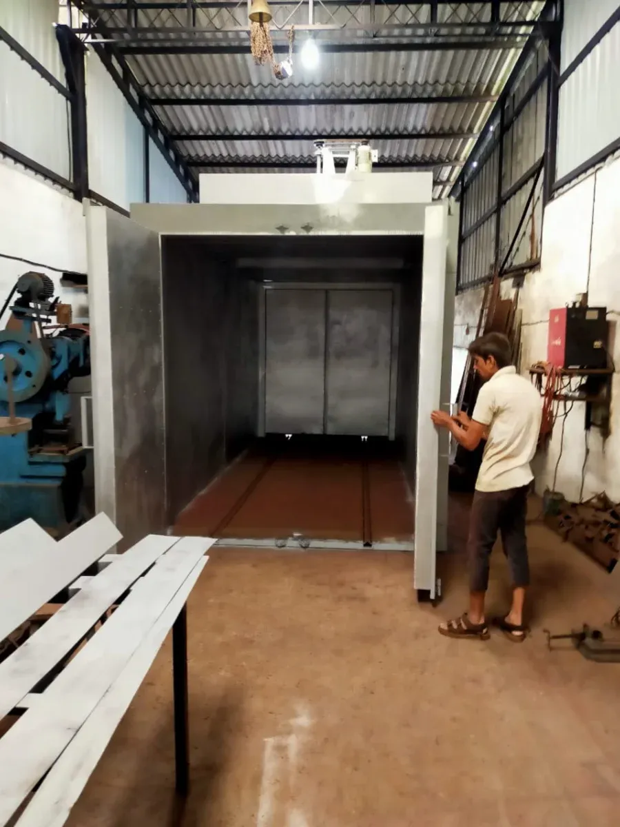 LPG powder coating oven gallery image